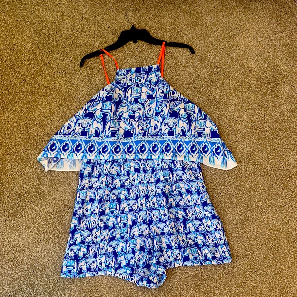 Lilly Pulitzer romper size 10 never warn
